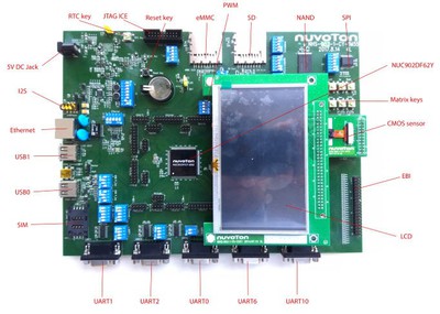 Отладочное средство для микроконтроллеров NUC90x на базе ... Изображение 1